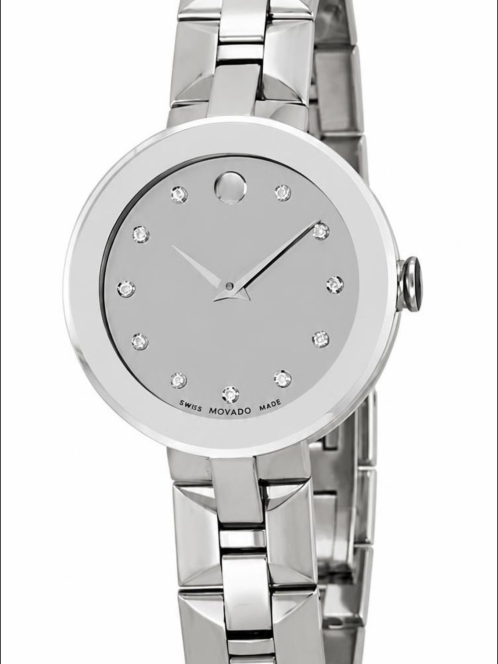 Movado Sapphire Women’s 28mm Ladies Quartz Quiet Luxury Watch (Refurbished)